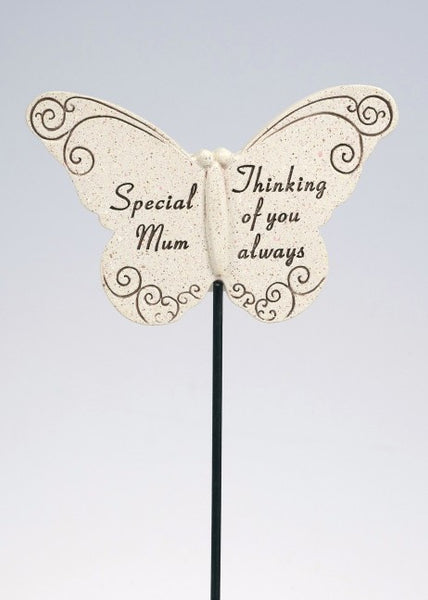 "Special Mum, Thinking of You Always" Memorial Garden / Grave Rod / Wand Stick