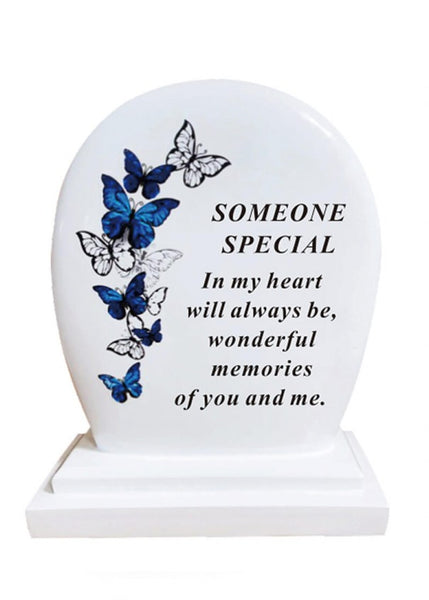 "Someone Special" Butterfly Detailed Memorial Garden / Grave Plaque