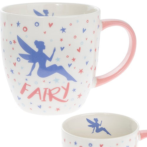 "Fairy" Novelty Multi Coloured Traditional Style Fine China Cup / Mug