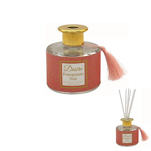 Luxury Boutique Fragrance Reed Diffuser -  Pomegranate Noir Aroma